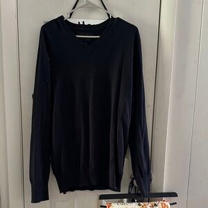 Hurley Men's Dark V-Neck Sweater